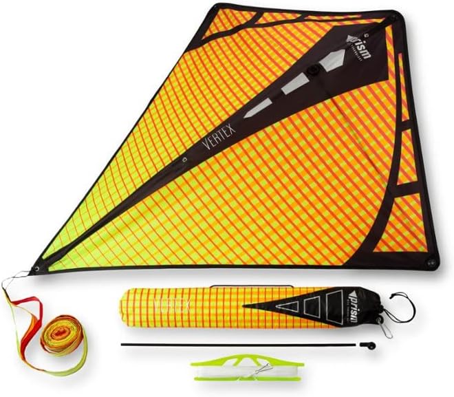 Prism Kite Technology Prism Kites Vertex Diamond – Classic Single-Line Kite – Easy to Assemble – Tail and Spare Parts Included - Image 1